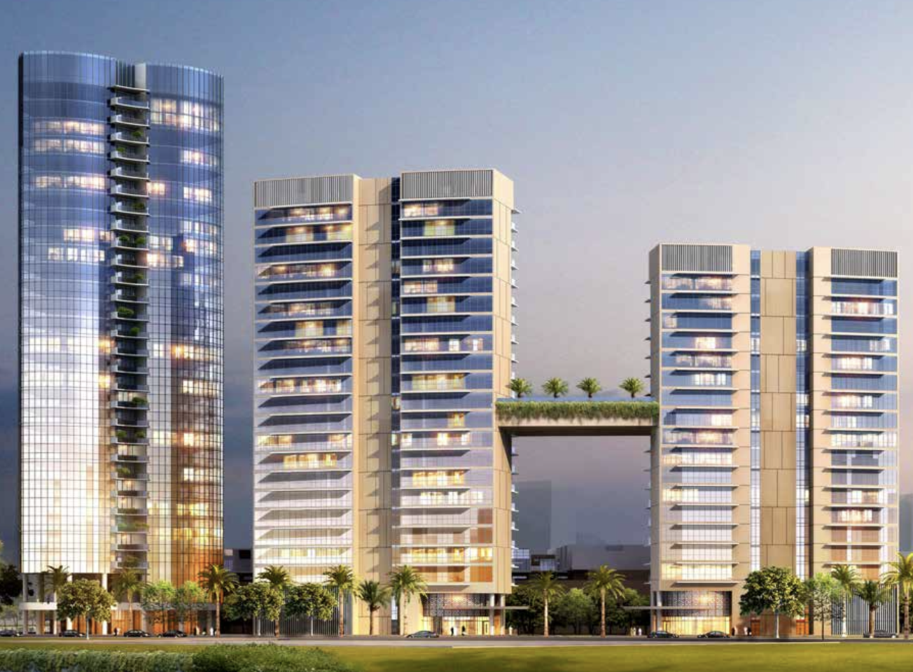 Luxury 1 BHK at The Seef Waterfront Area