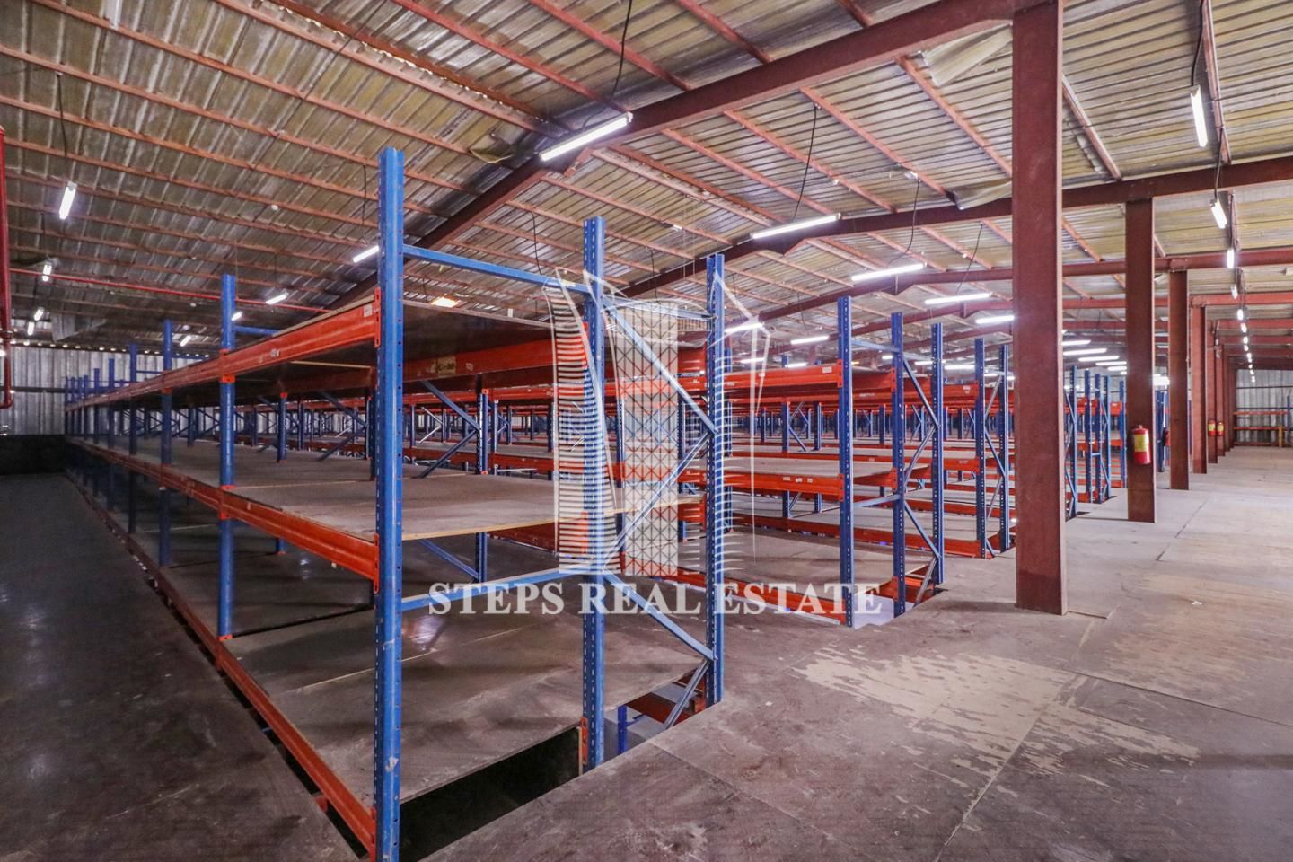 Spacious Warehouse Equipped with Racking System