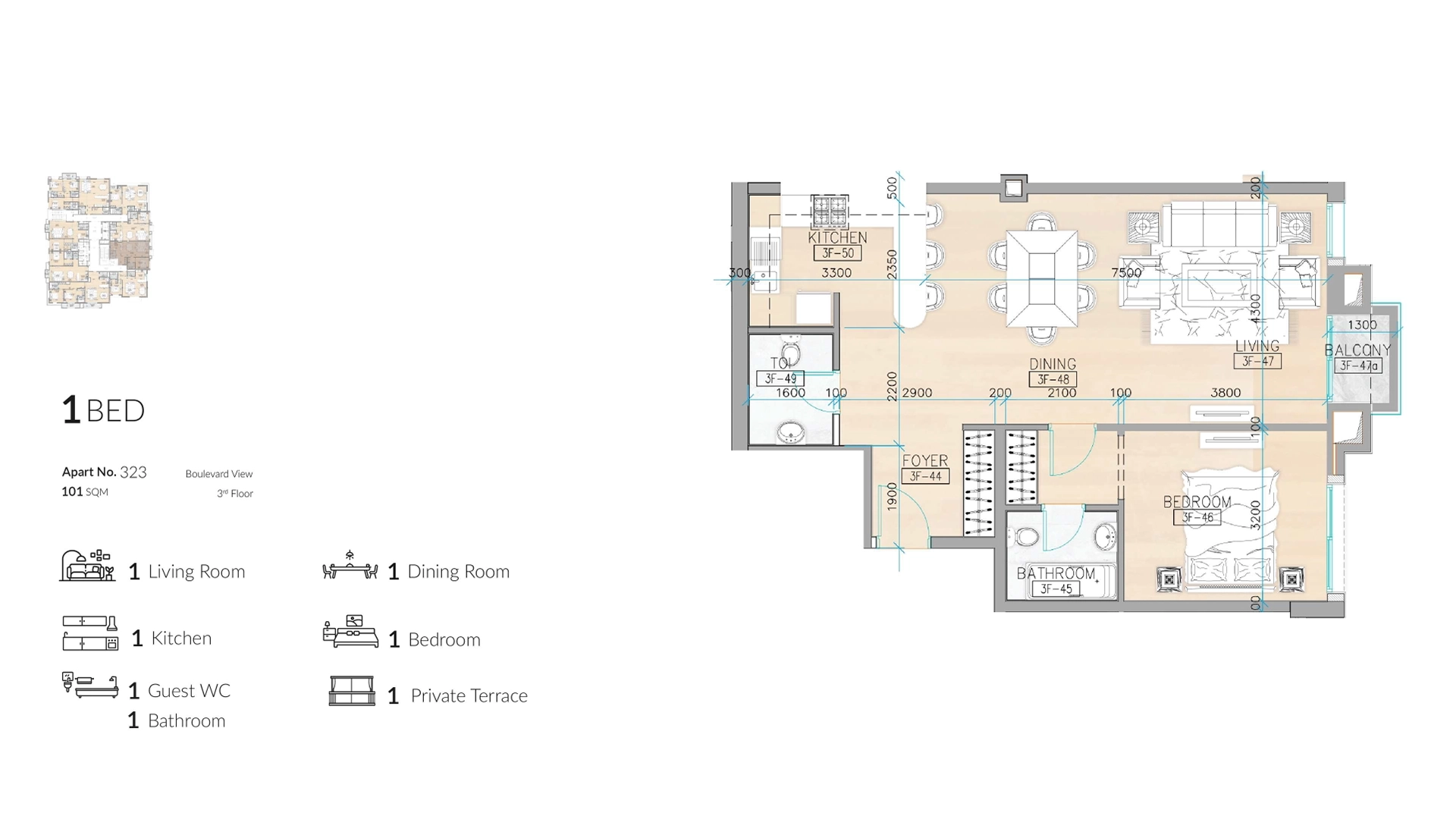 maison - fox hills, Qatar