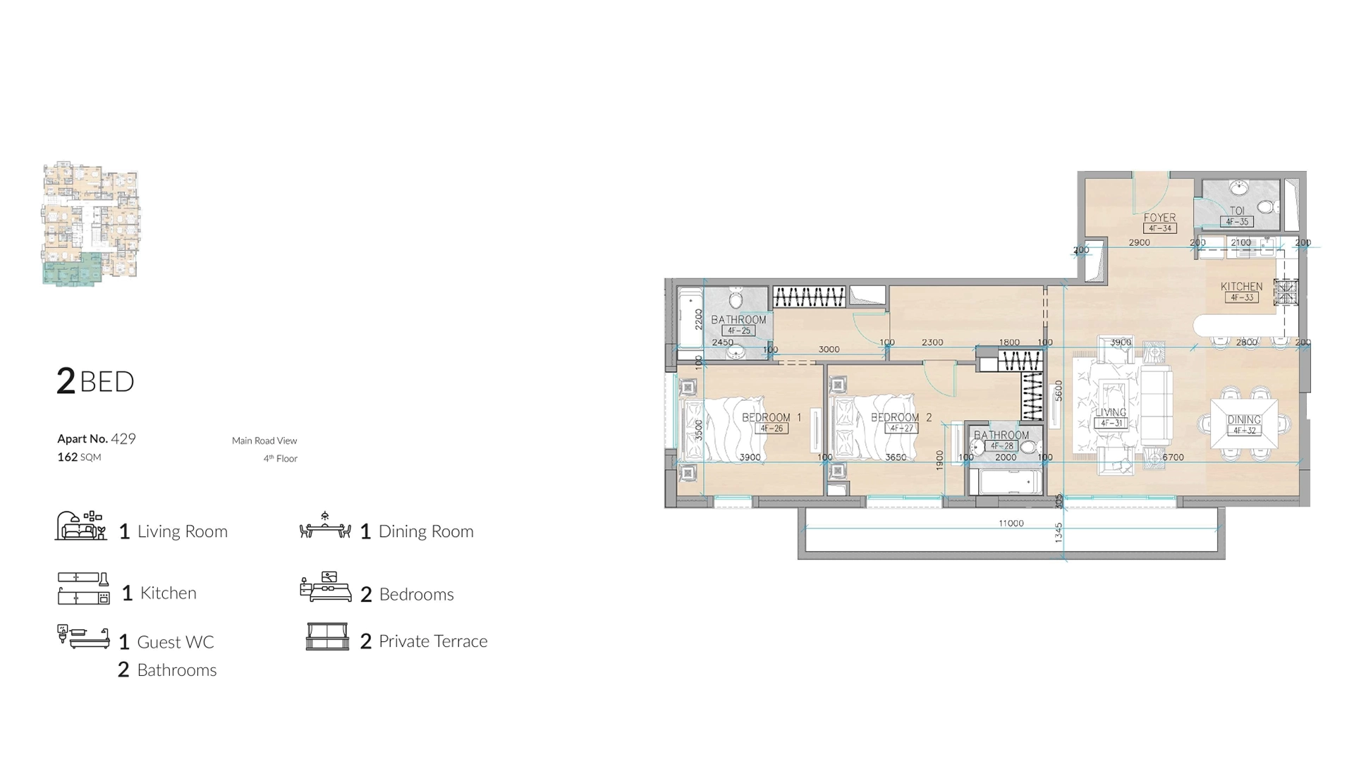 maison - fox hills, Qatar