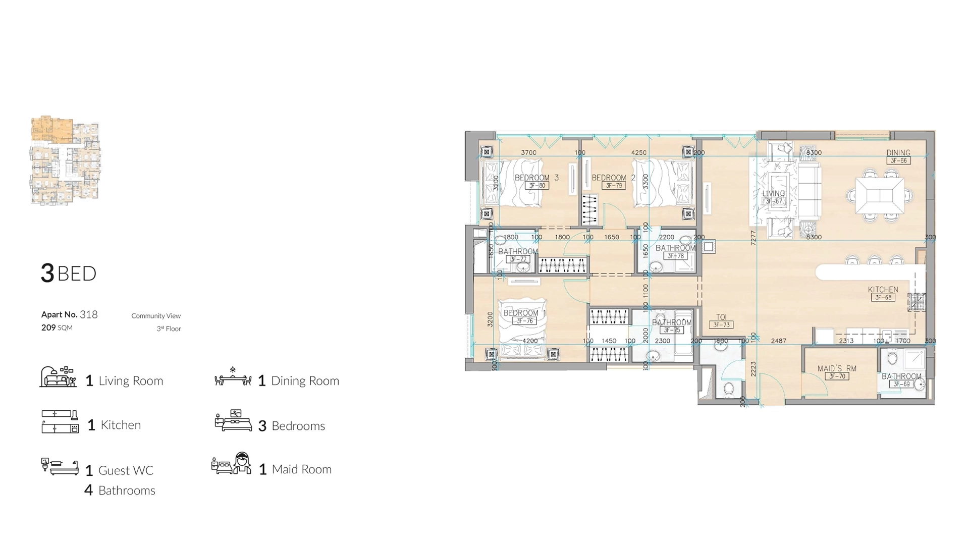 maison - fox hills, Qatar