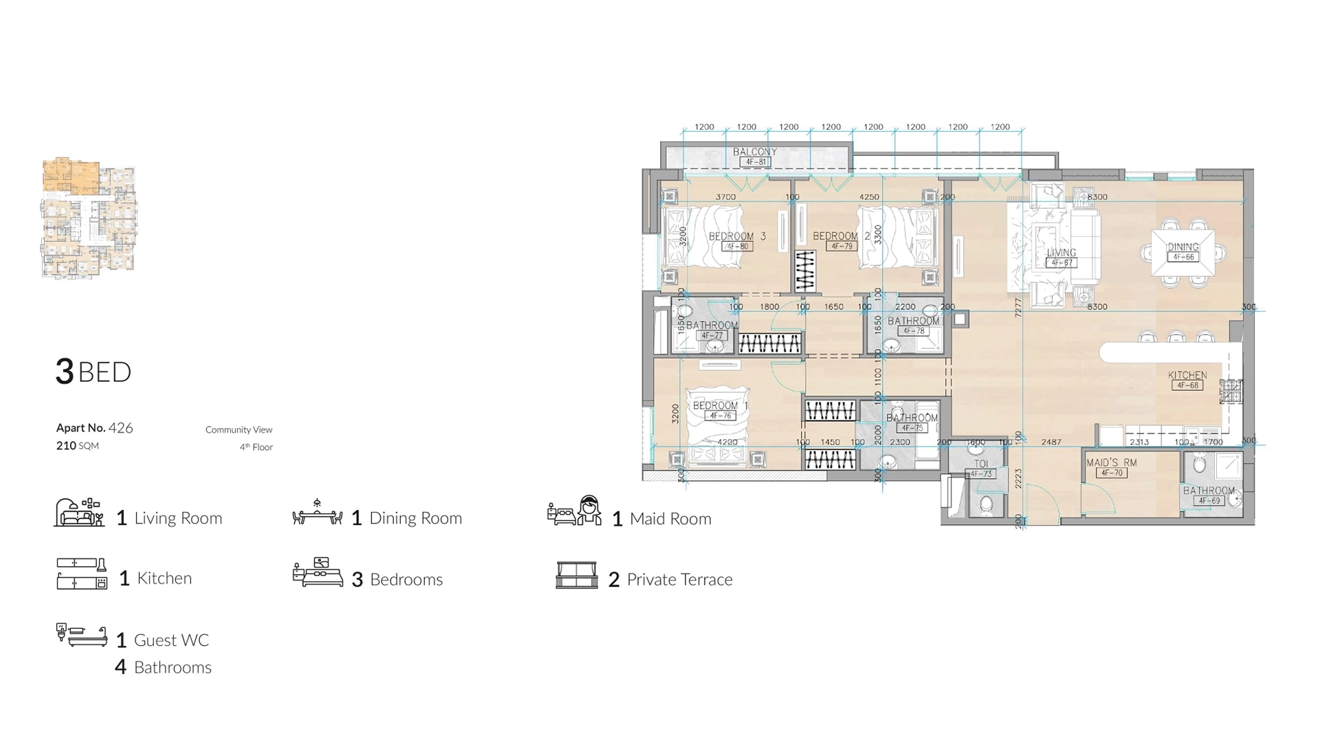 maison - fox hills, Qatar